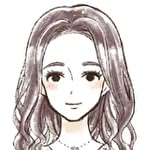 ロングヘアの女性のアイコン