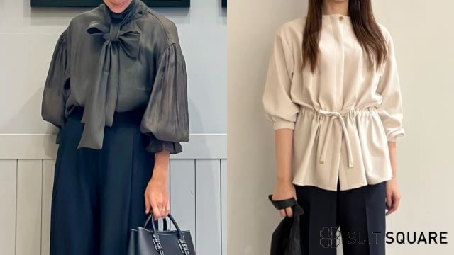 オフィスカジュアルに合うブラウスコーデ30選！選び方のコツや種類も解説