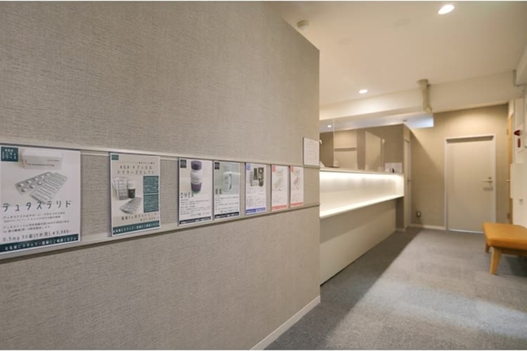 ユニティクリニック上野院の院内受付の画像