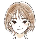 ショートヘアの女性のアイコン