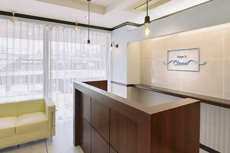 メンズクリア静岡店の店内受付