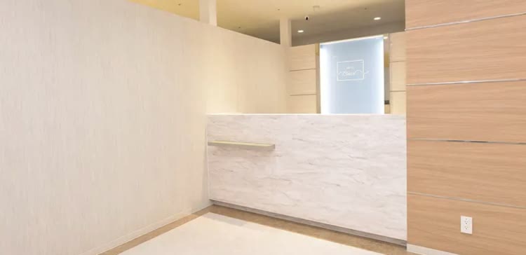 メンズクリアの店内