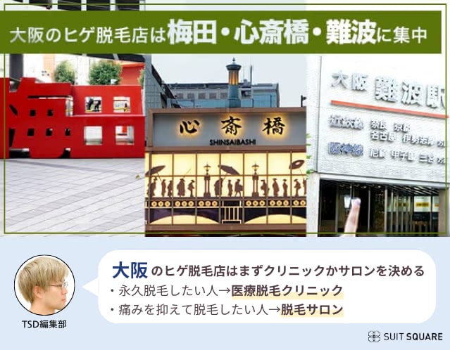 大阪で編集部員がクリニックを調査した様子